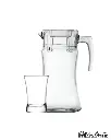 PASABAHCE AZUR JUG WITH LID 1.4L SET