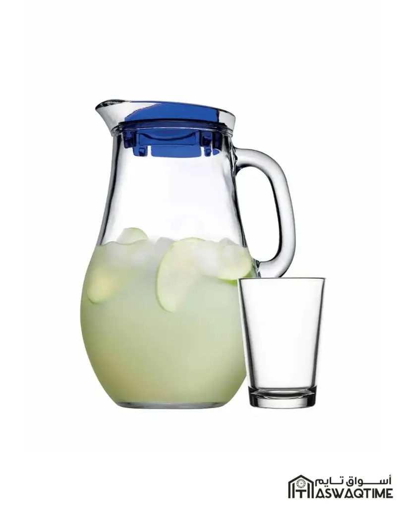 PASABAHCE BISTRO BEVERAGE SET 7PCS (JUG 1850cc + 6 TUMBLERS 200cc)