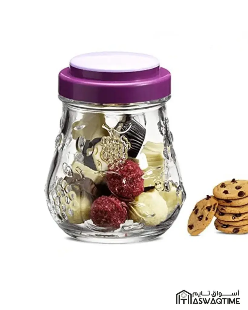 PASABAHCE ENGRAVED JAR