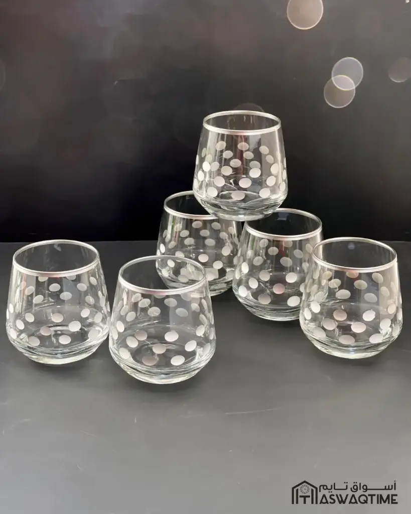 POINTS 361 WATER GLASS SILVER*8