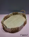 ROPE OVAL TRAY BASKET LARGE
