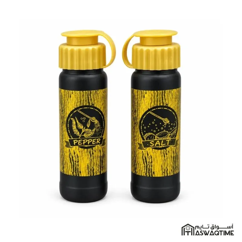 HANE SALT SQUARE WOOD SALT&PEPPER MATTE BLACK 112CC