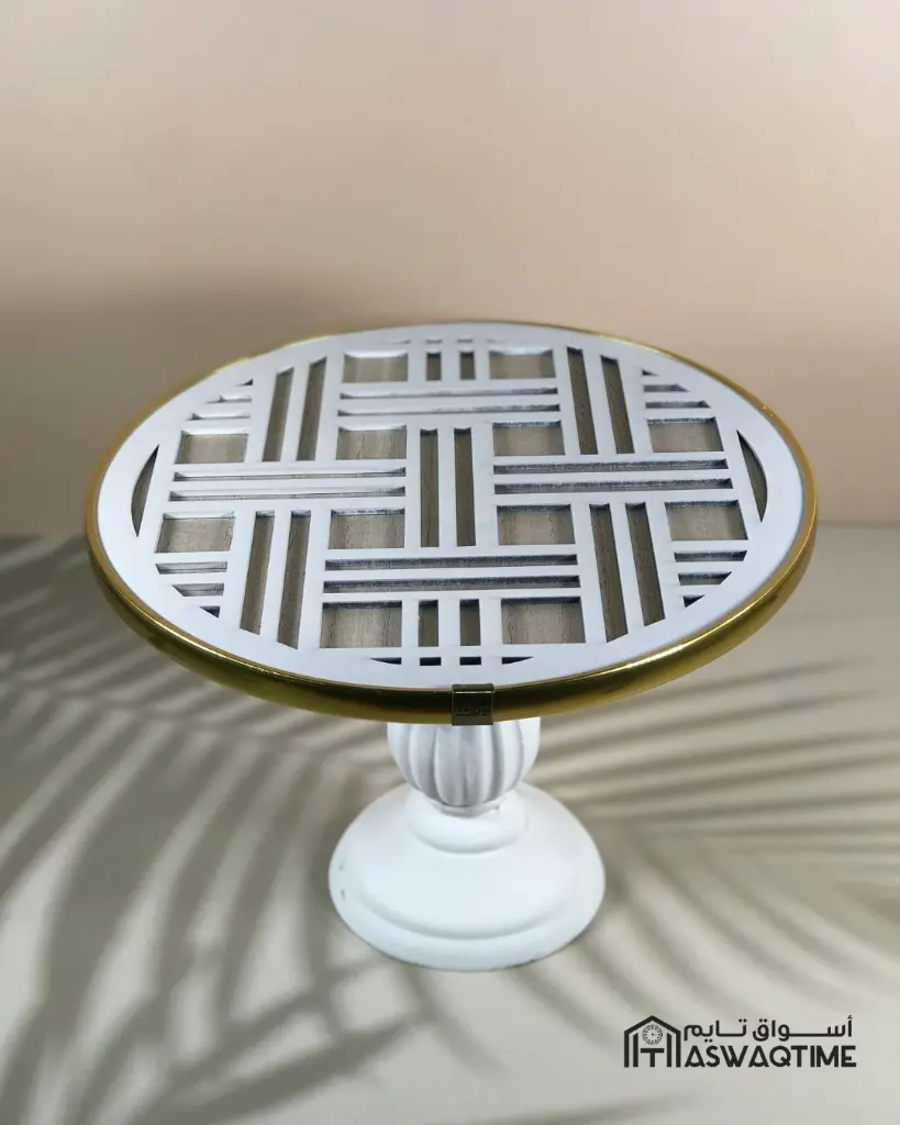 SMALL ROUND TRAY WITH STAND