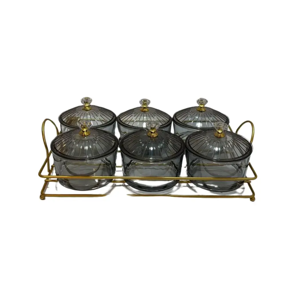 SNACK BOWL 6PCS BLACK