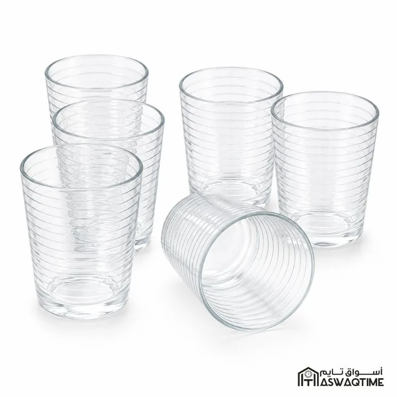 LAV APOLLON 6PCS GLASS BEVERAGE CUP 415cc