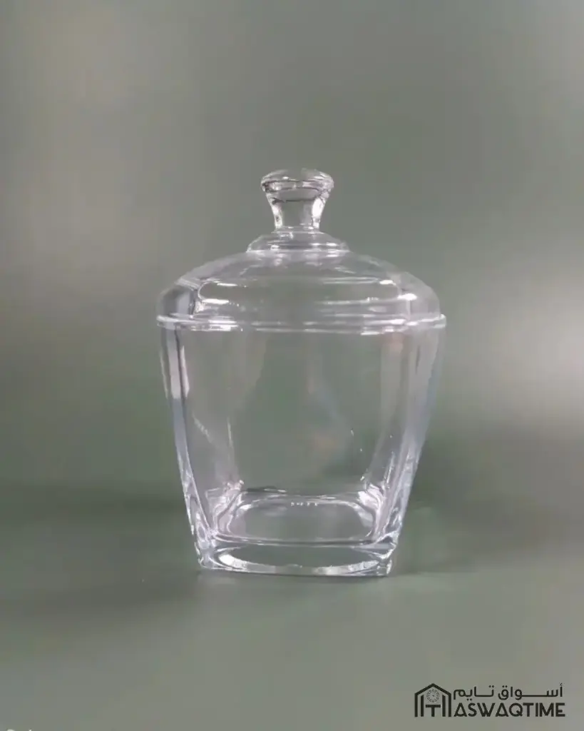 SUGAR BOWL WITH LID DELI GLASSWARE