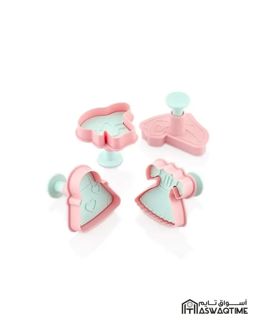 SUNPLAST DRESS SHAPED CUTTER MOLD (4pcs)