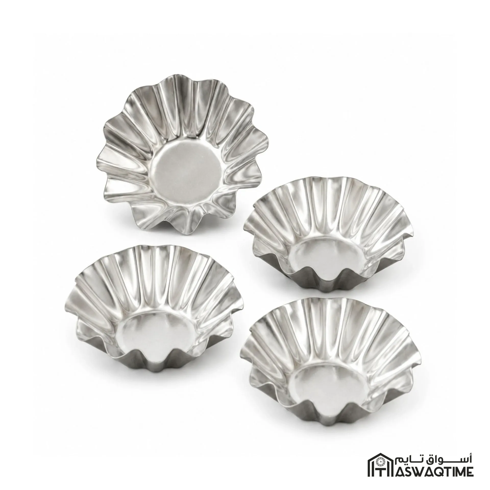 SUNPLAST METAL CAKE MOULD 6 PCS