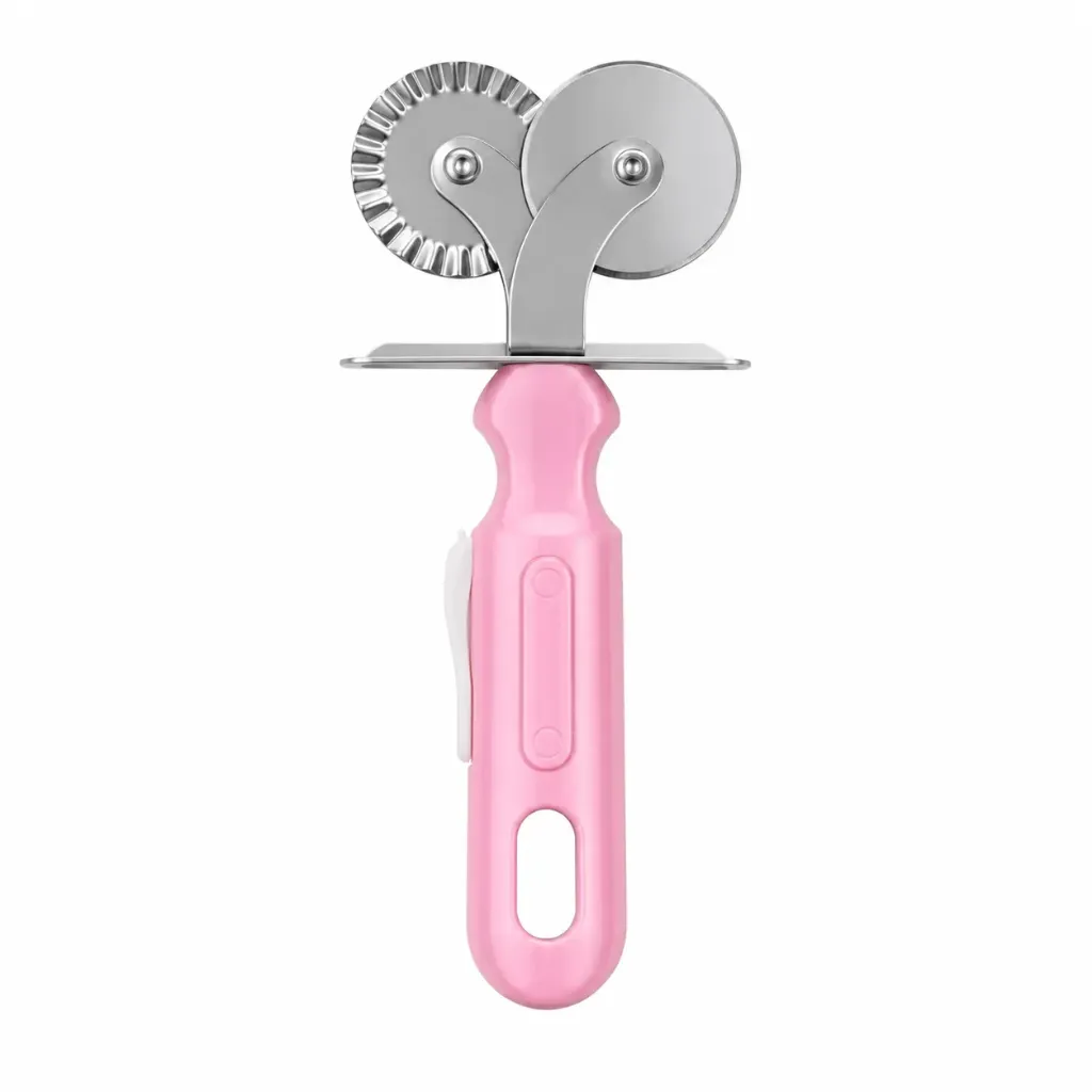 SUNPLAST NEON METAL PIZZA CUTTER SET 