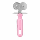 SUNPLAST NEON METAL PIZZA CUTTER SET 