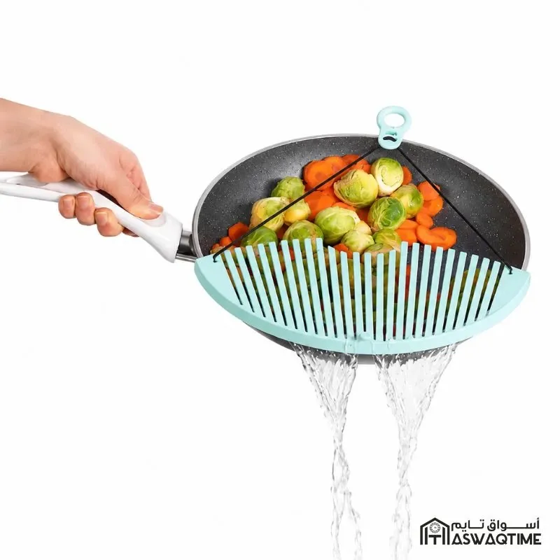 [SC-2337] SUNPLAST SAUCEPAN STRAINER WITH SILICONE