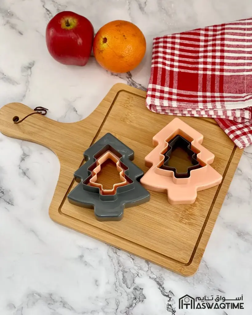 SUNPLAST TREE COOKIE CUTTERS (2 pcs)