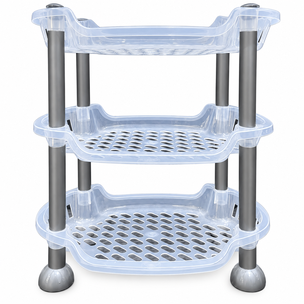 TRANSPARENT MINI OVAL SHELF – TRIPLE 