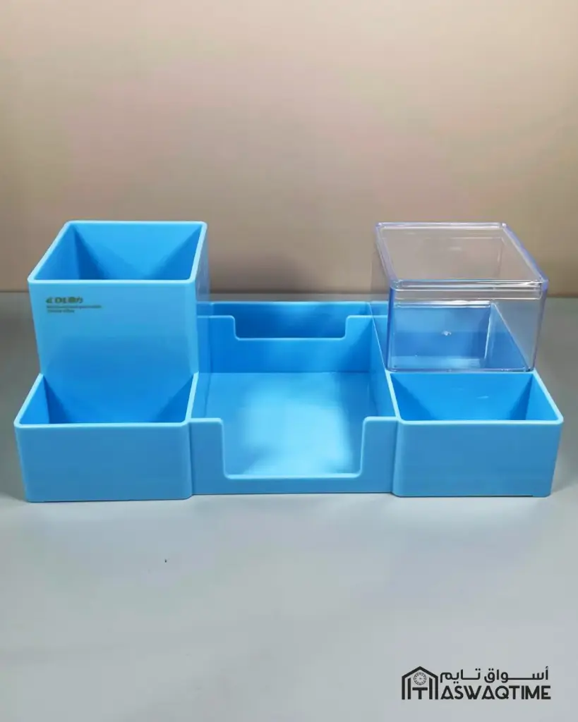 TRANSPARENT SQUARE BOX PEN HOLDER