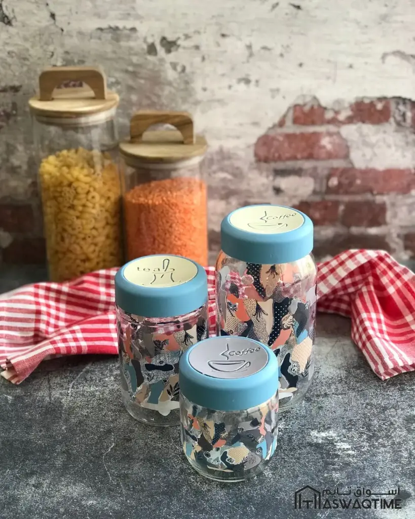 VALETTA PATTERNED STORAGE JAR  1000CC