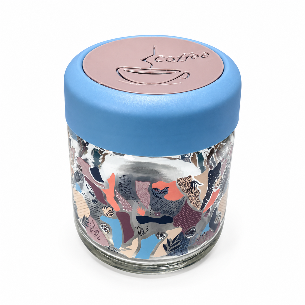 VALETTA PATTERNED STORAGE JAR  425CC