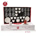 ROSE 38PCS TEA AND GAHWA SERVICE SET CR-132-38-A01