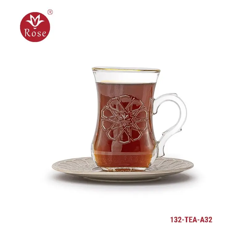 ROSE TEA 12PCS SET 132-TEA-A32