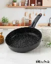 ELITE-EDGE FRYPAN WITHOUT LID 28CM-GRAY FRAYPAN 