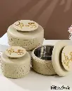 OTANTIK FOOD WARMER SET FROM JIWAR - IVORY + GOLD FOOD WARMER SET 