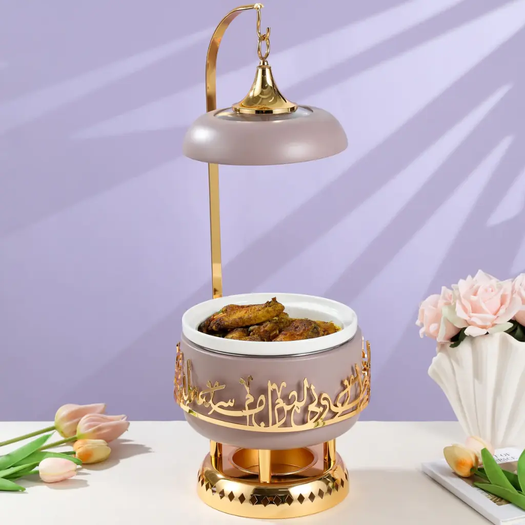 OTANTIK SERVING BUFFET -S FROM JIWAR - PURPLE + GOLD SERVING BUFFET -S