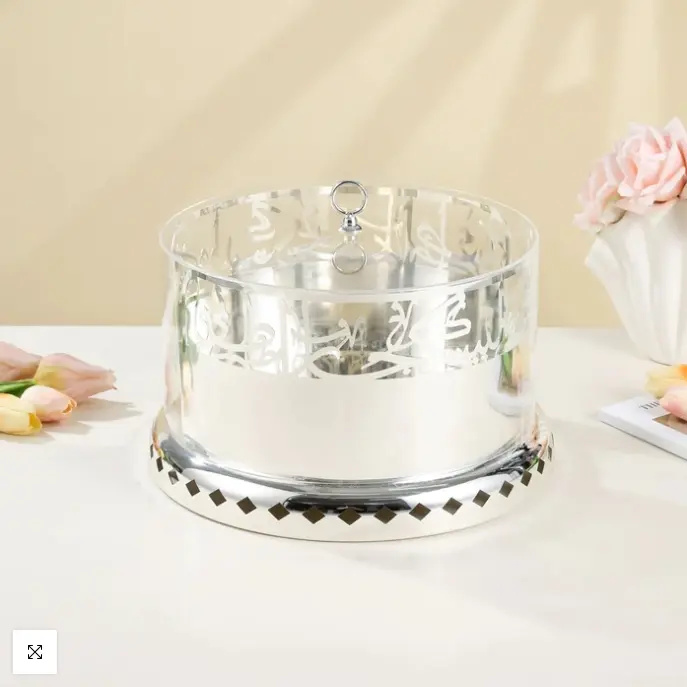OTANTIK  PLATE HOLDER - L FROM JIWAR - SILVER PLATE HOLDER
