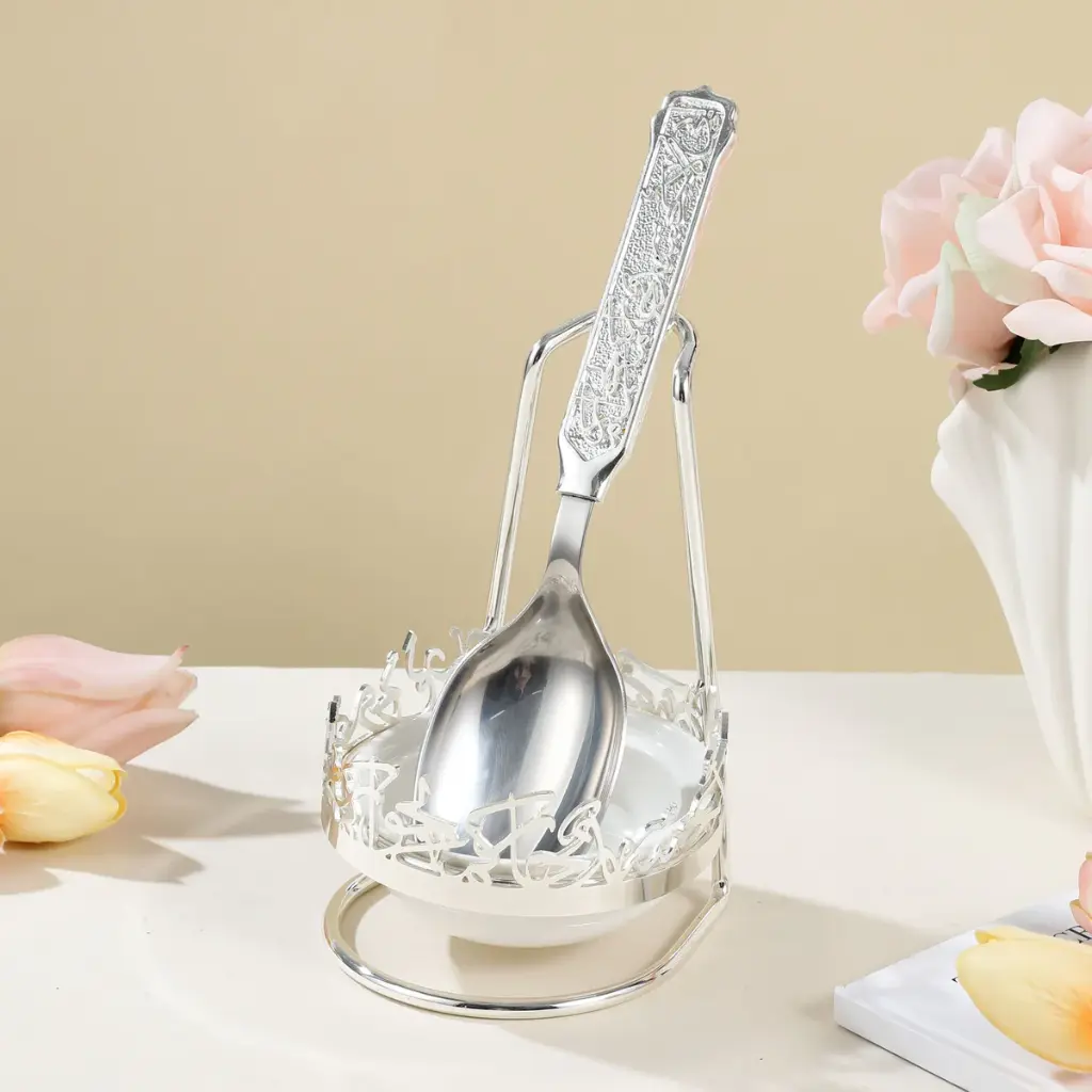 OTANTIK BUFFET SPOON HOLDER FROM JIWAR - SILVER SPOON HOLDER
