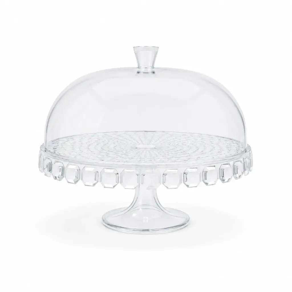 PLASTIC CAKE TRAY 32CM