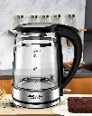 ARSHIA DOUBLE LAYRED GLASS KETTLE 1.7LTR TITANUIM 