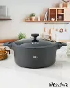 JULIA ELITE-EDGE CASSEROLE WITH LID 32CM-GRAY CASSEROLE WITH LID 