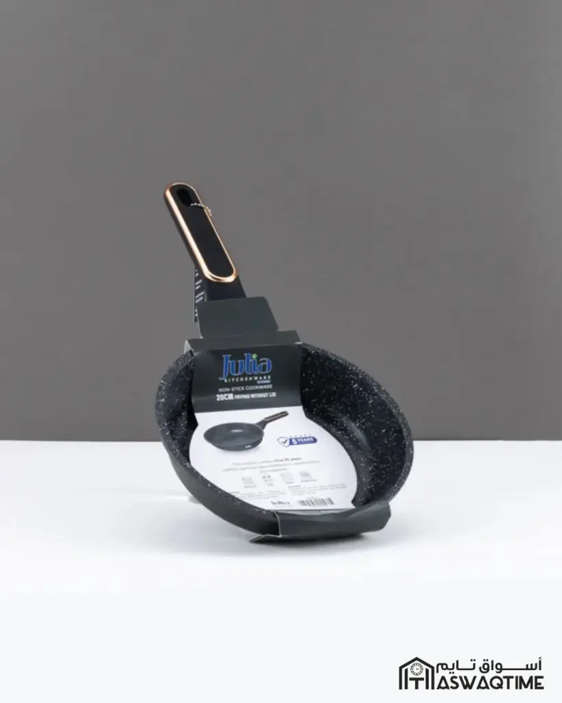 JULIA ELITE-PRO PLUS FRYPAN WITHOUT LID 28CM-BLACK FRAYPAN WITHOUT LID 