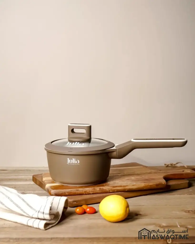 JULIA ELITE-PROF SAUCEPAN WITH LID 16CMBROWN/BEIGE SAUCEPAN WITH LID 
