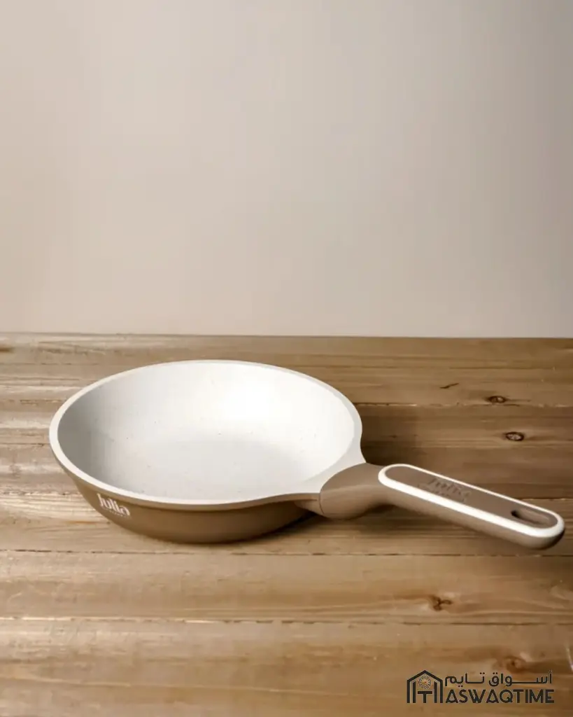 JULIA ELITE-PROF FRYPAN WITHOUT LID 22CM-BROWN/BEIGE 