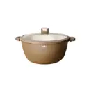 JULIA ELITE-PROF CASSEROLE WITH LID 40CMBROWN/BEIGE CASSEROLE WITH LID 