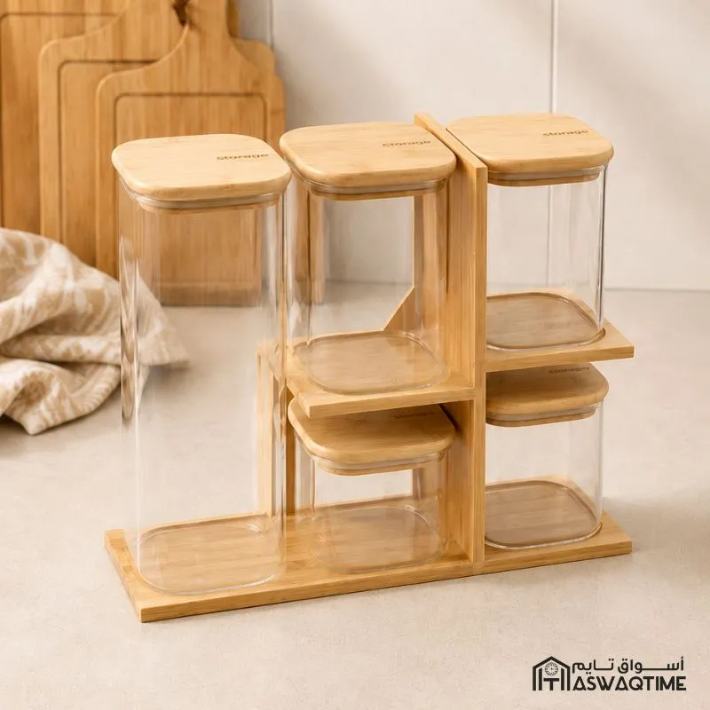 GERMAX 5PCS STORAGE JARS