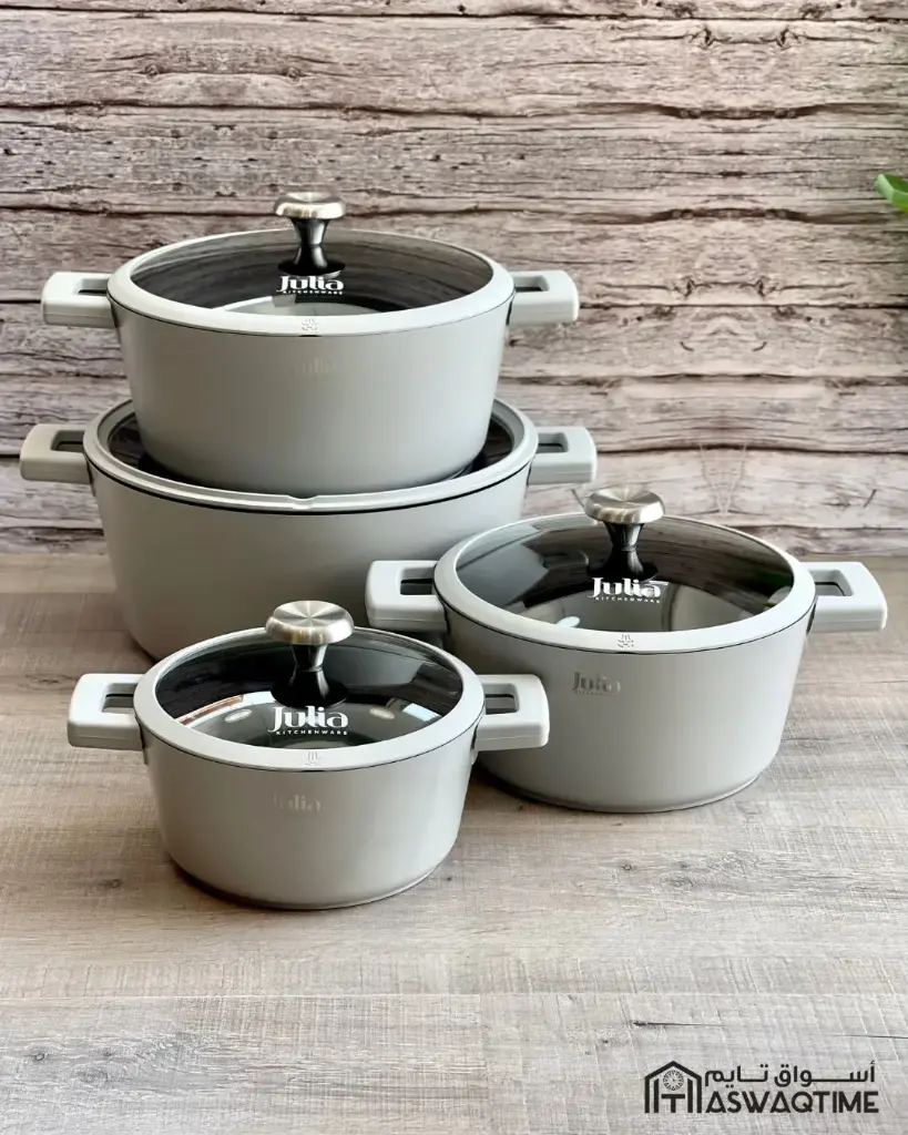 CASSEROLE SET 8 PIECES CASSEROLE 20CM/24CM/28CM/32CM