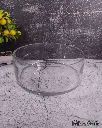 ELEGANT SALAD BOWL CLEAR 25*10CM