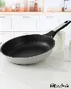 ELITE-LUX FRYPAN WITHOUT LID 24CMLIGHT GRAY
