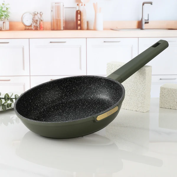 ELITE-TOP FRYPAN WITHOUT LID 20CMGREEN
