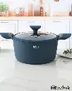 ELITE-UNI CASSEROLE WITH LID 20CM BLUE