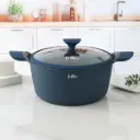 ELITE-UNI CASSEROLE WITH LID 32CM BLUE
