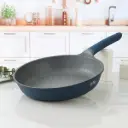 ELITE-UNI FRYPAN WITHOUT LID 24CM BLUE