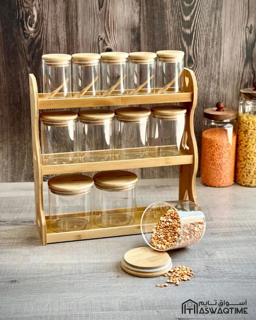 GERMAX 12PCS GLASS JARS