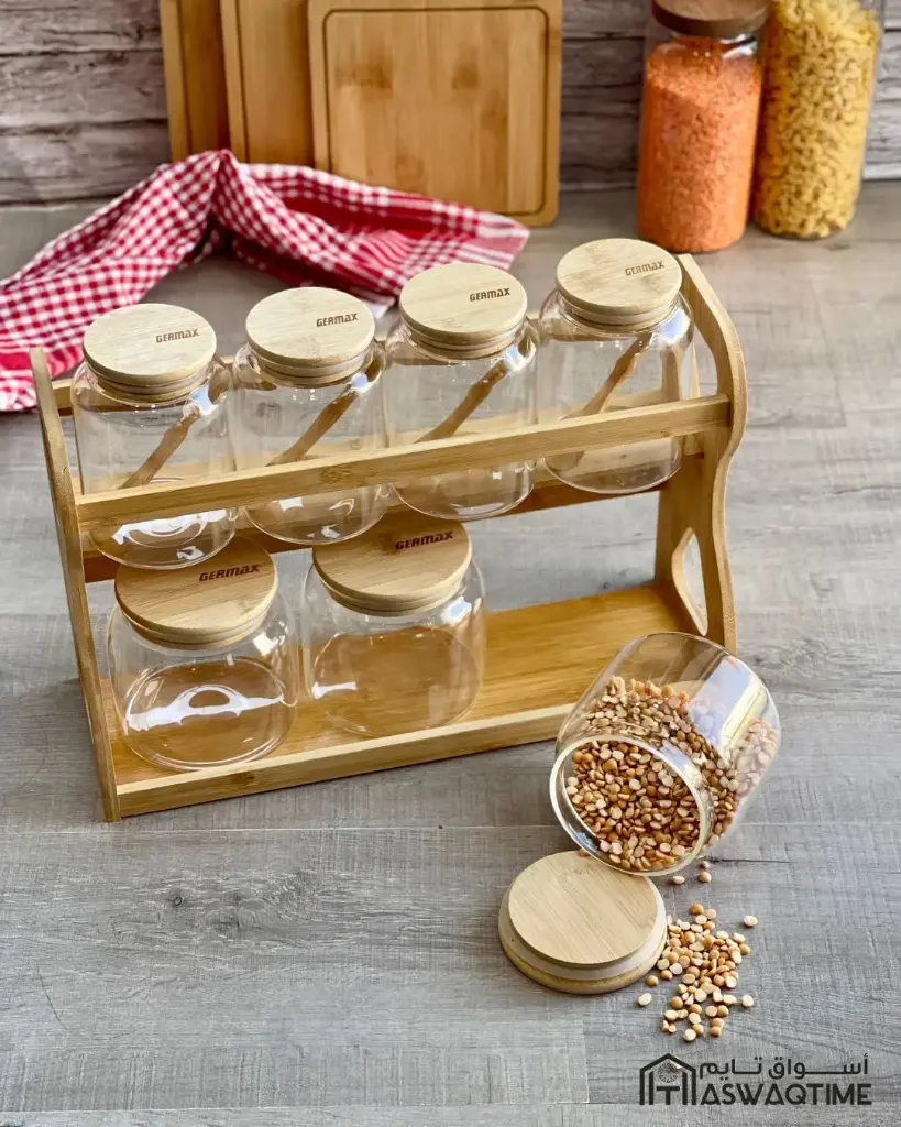 GERMAX 7PCS GLASS JARS