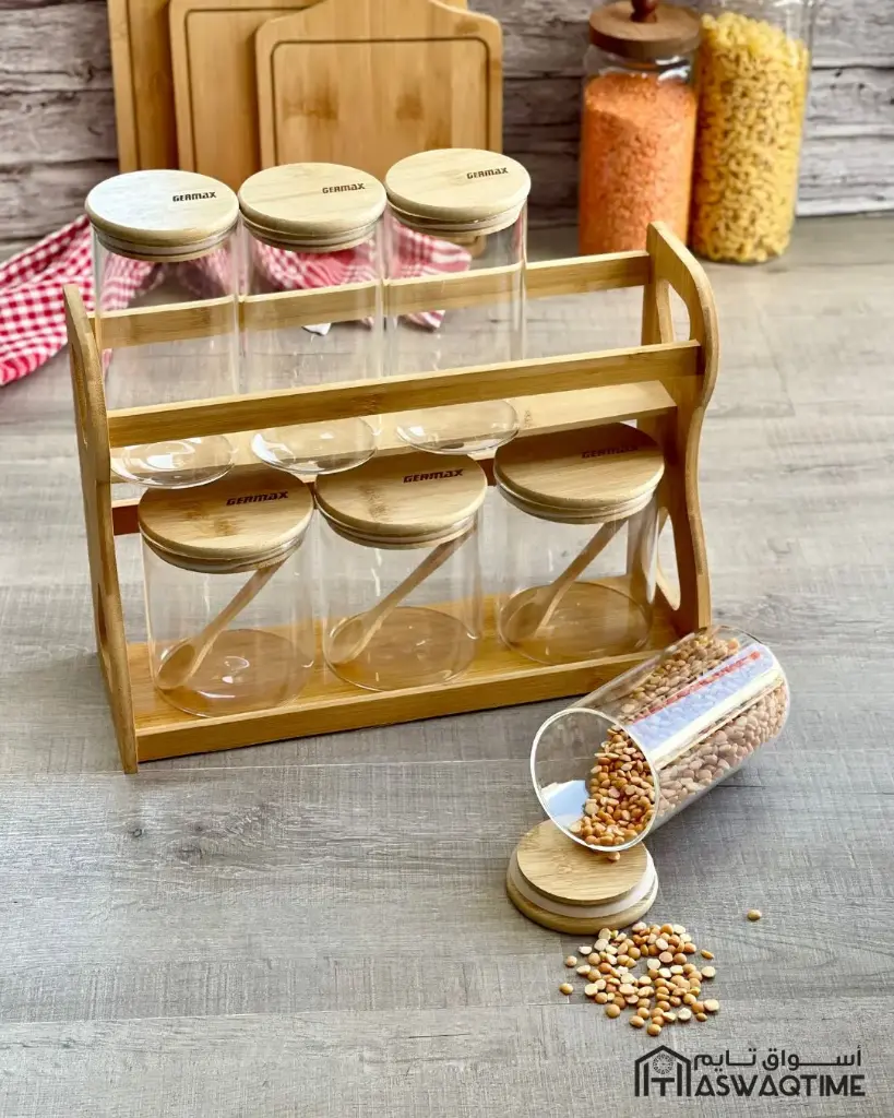 GERMAX 7PCS GLASS JARS