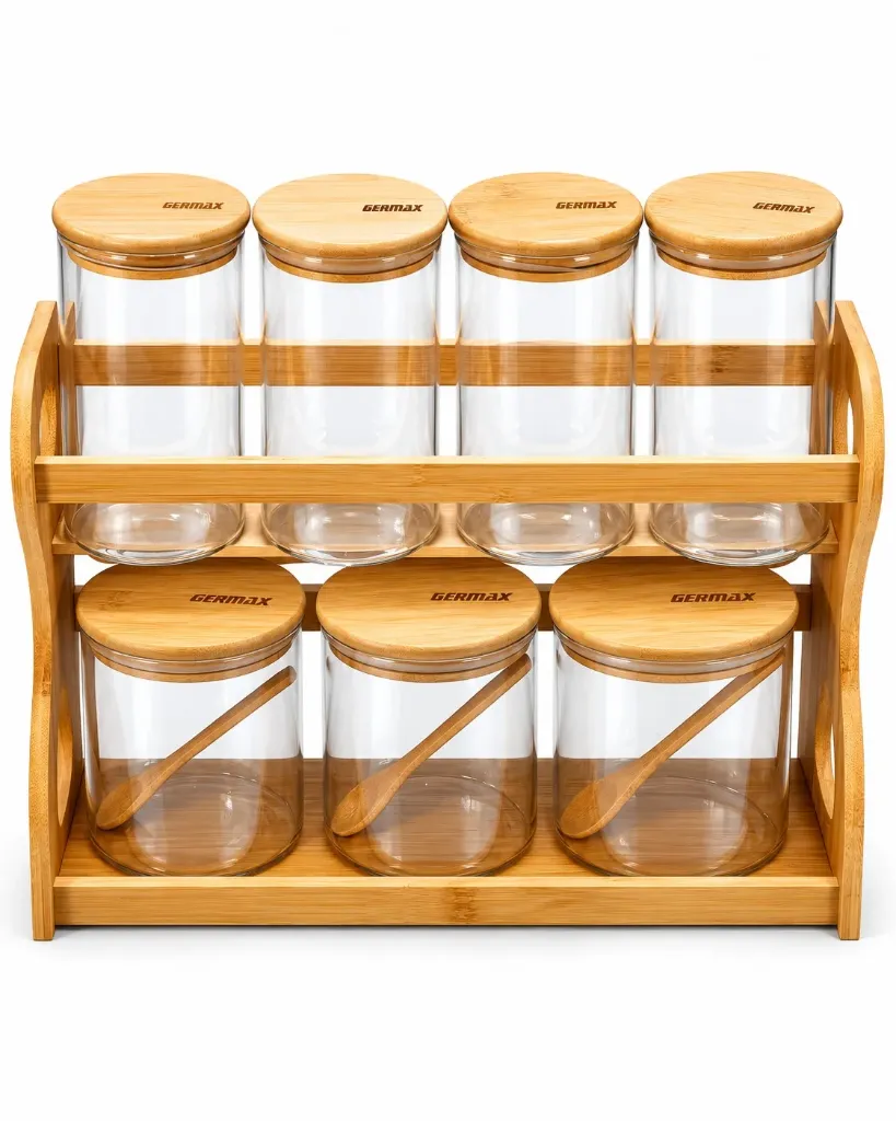 GERMAX 7PCS GLASS JARS