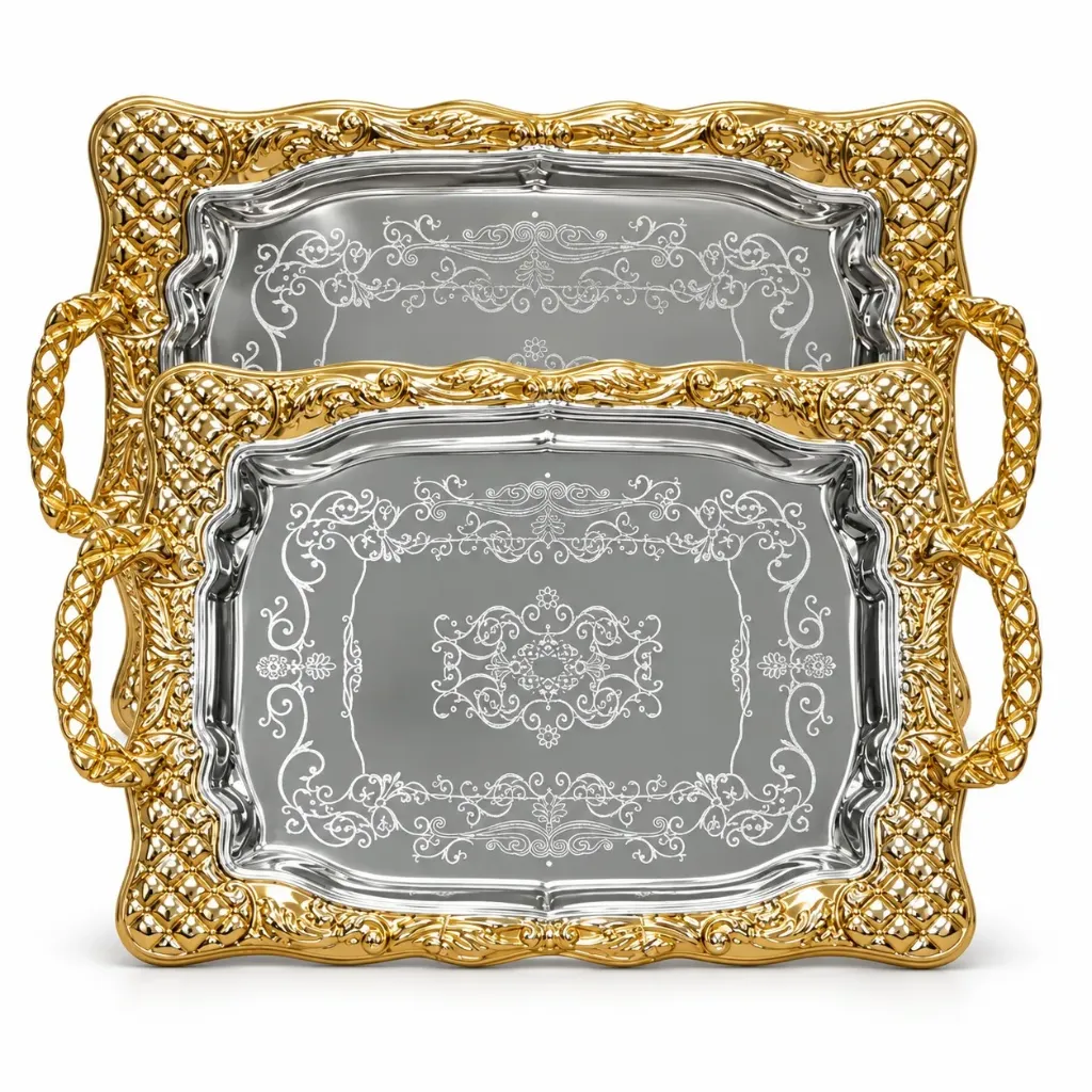GERMAX GOLDEN TRAY 2PCS 