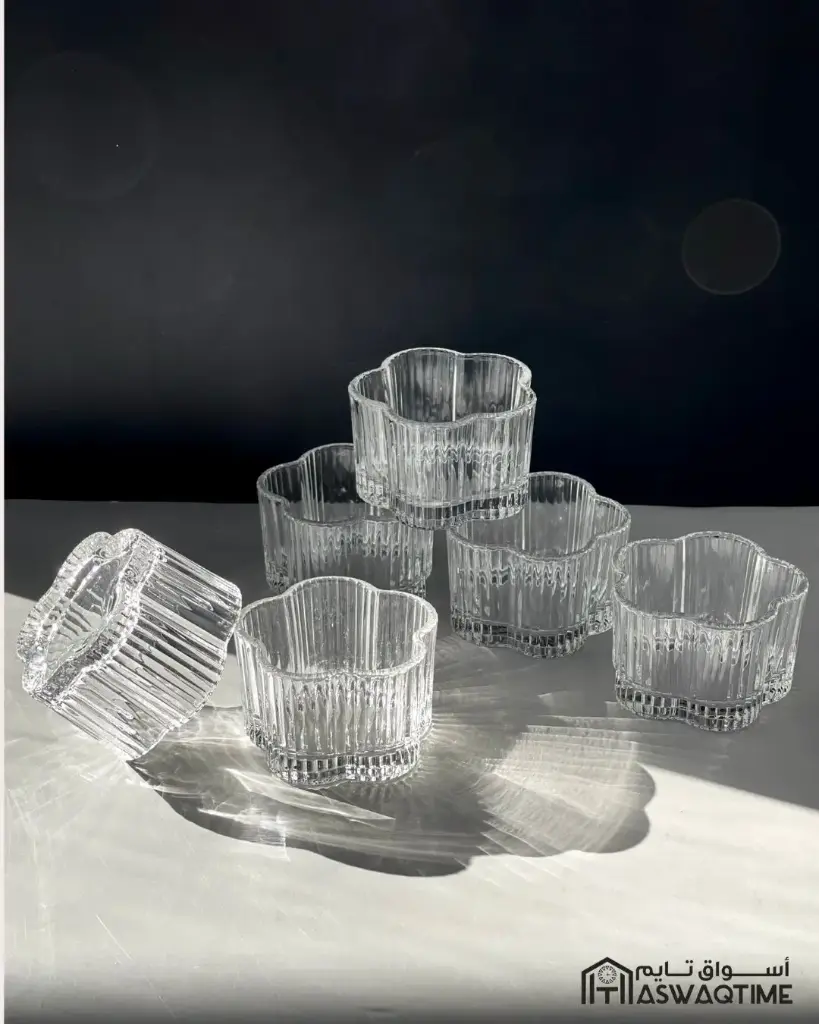 GLASS CUP 6 PCS NUTS BOWL SMALL