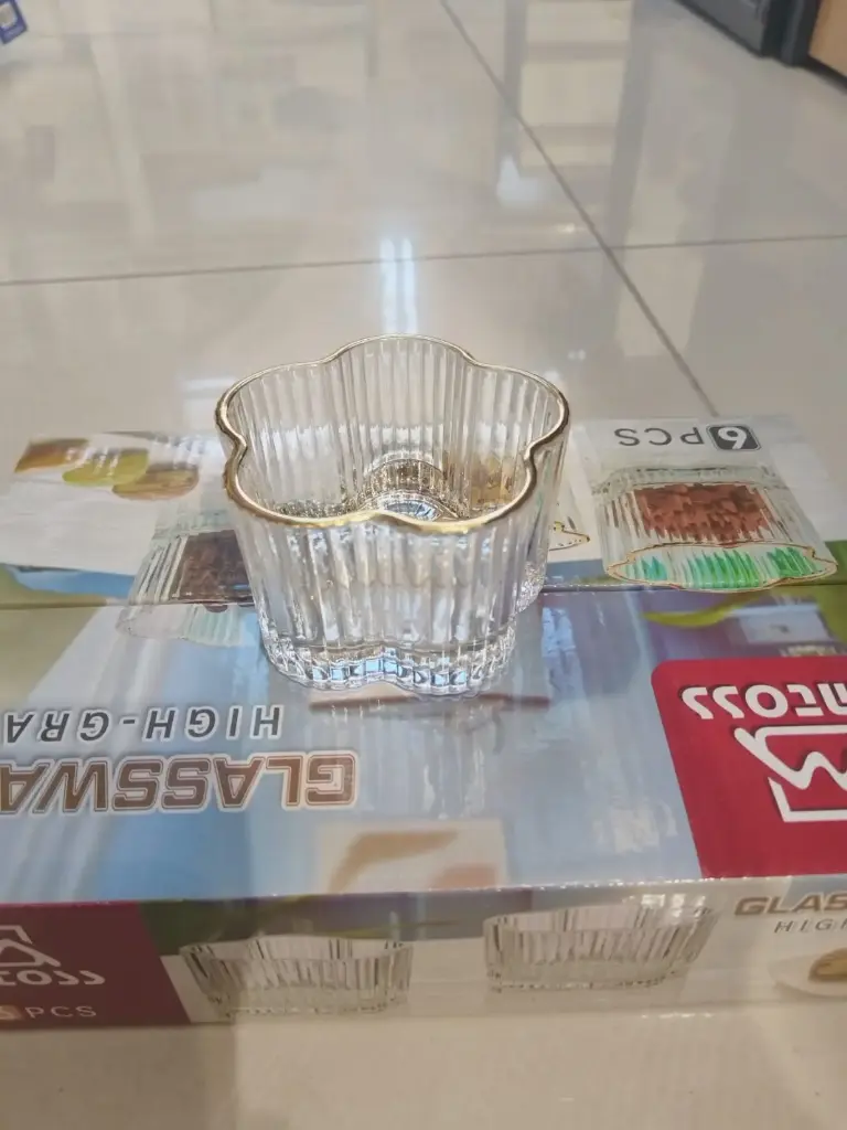 [SJ-HY560] GLASS CUP 6PCS NUTS BOWL SMALL/G