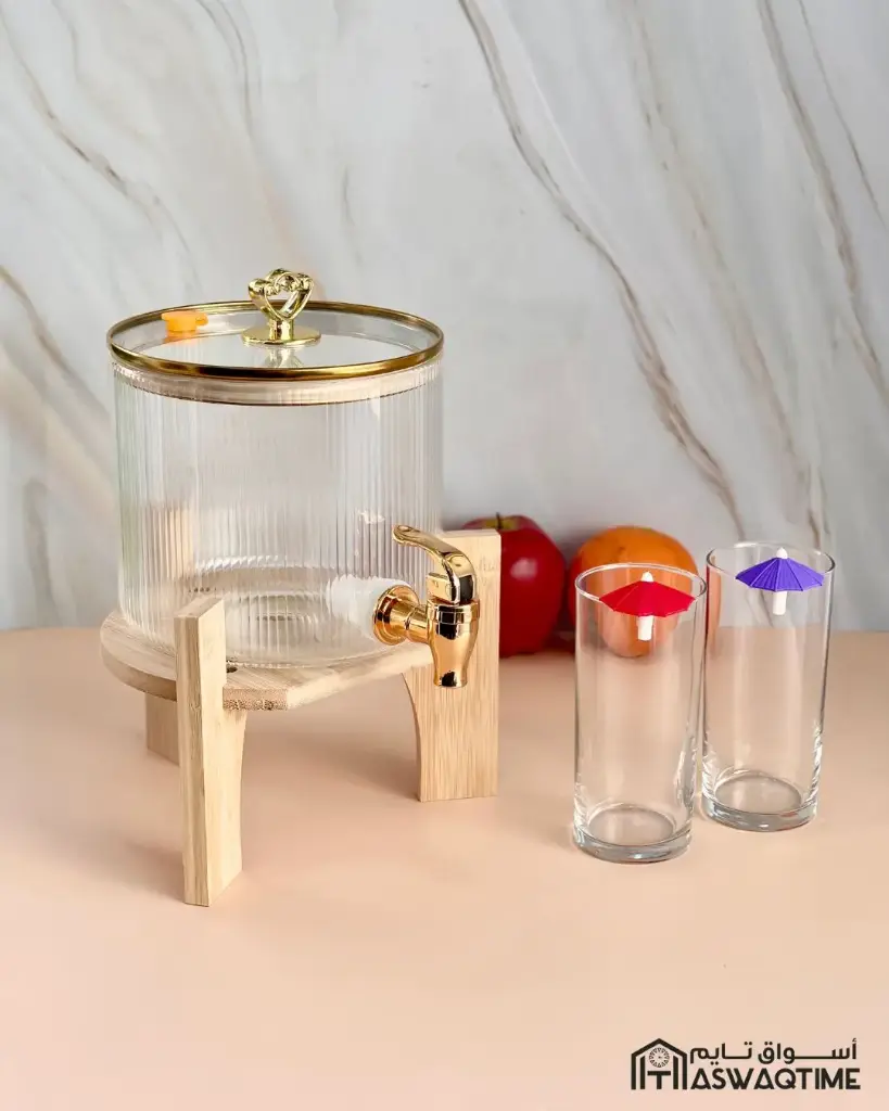 GLASS JUICE DISPENSER  2600ML 